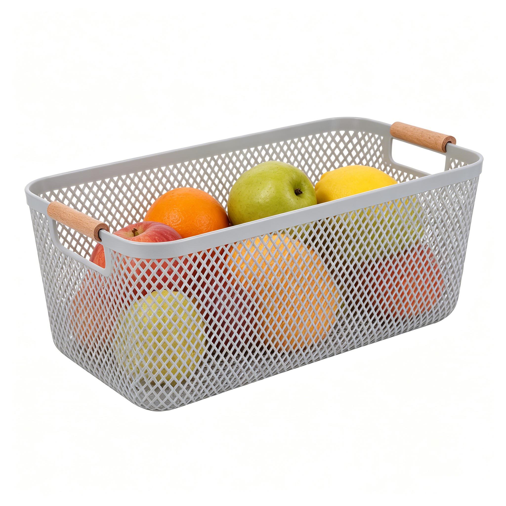 Snacks Food Hamper Basket - Cesta de malla para almacenamiento de