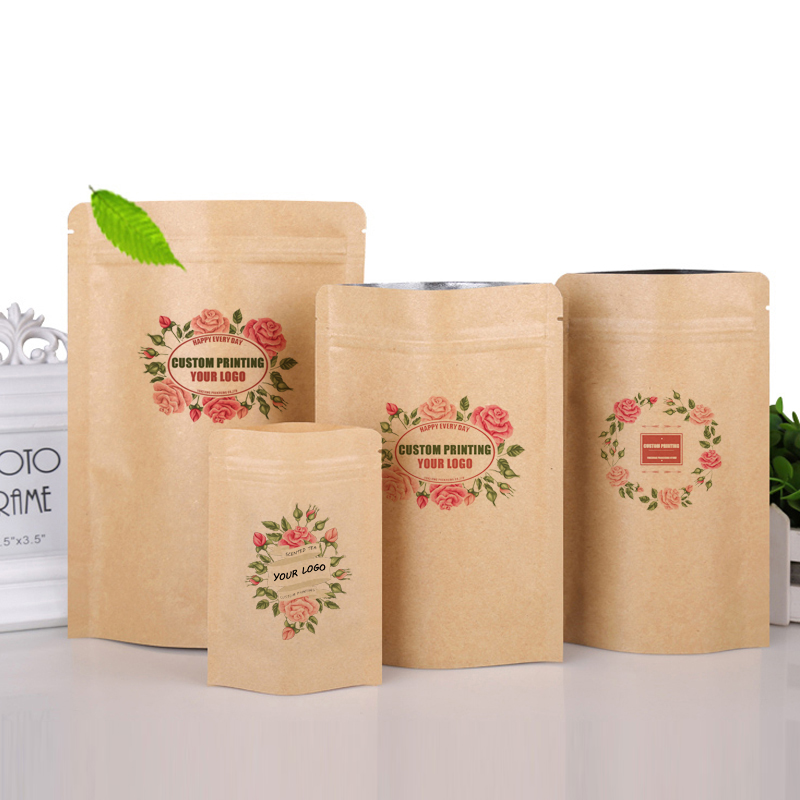 Food Snacks Logos - Bolsas de Embalaje Impresas Personalizadas con