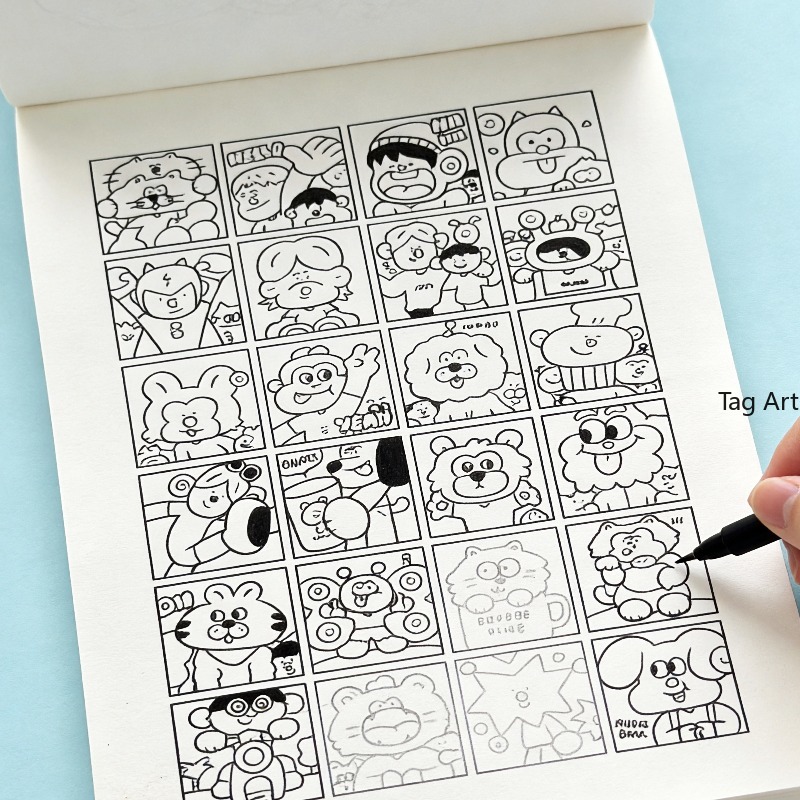 Libro ilustrado para aliviar e - Food And Snacks Coloring Book reseña y precio