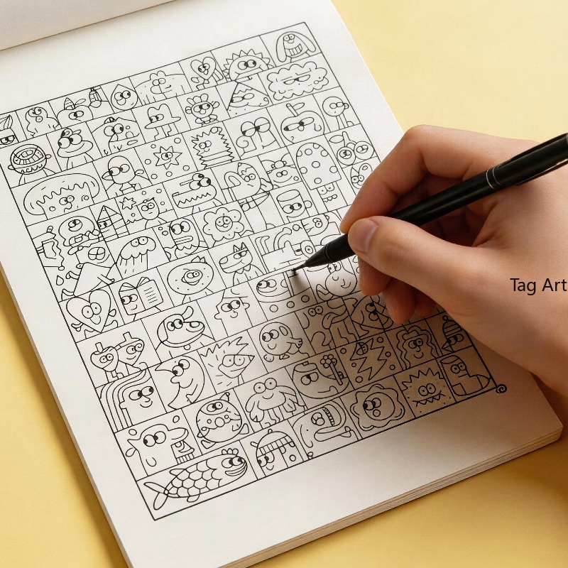 Libro ilustrado para aliviar e - Food And Snacks Coloring Book reseña y precio
