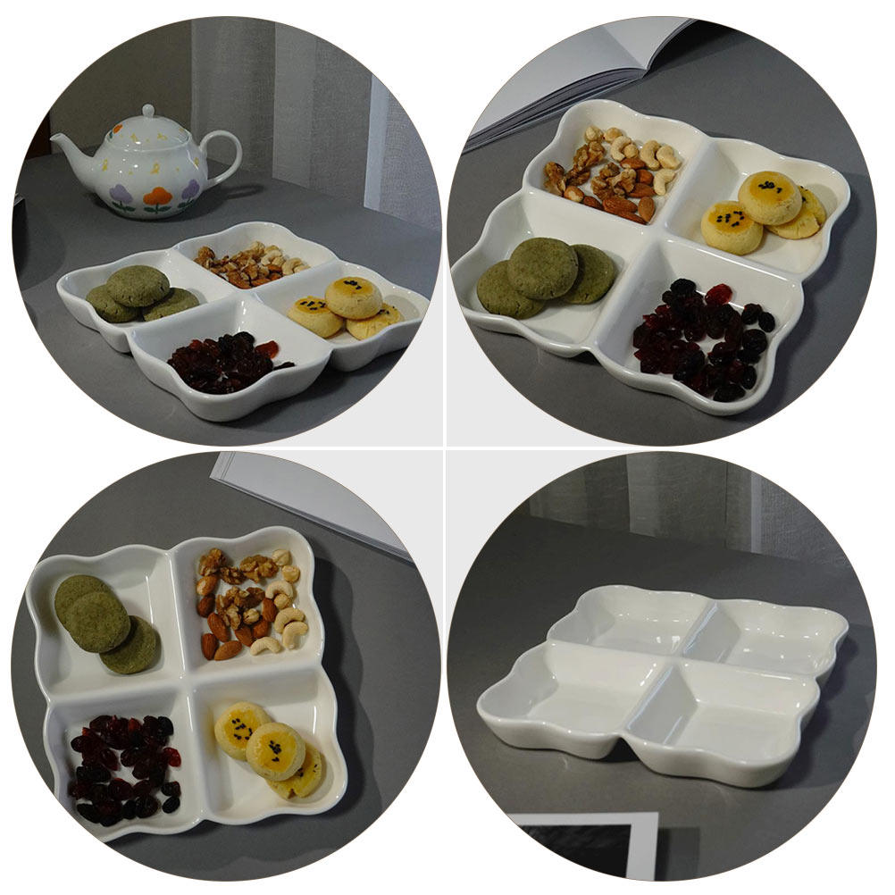 Plato de Cerámica con 4 Compar - Food In Japanese Snacks reseña y precio