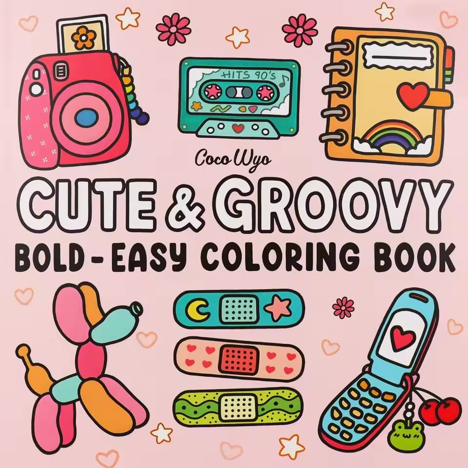 Lindo libro para colorear Groo - Food And Snacks Coloring Book reseña y precio