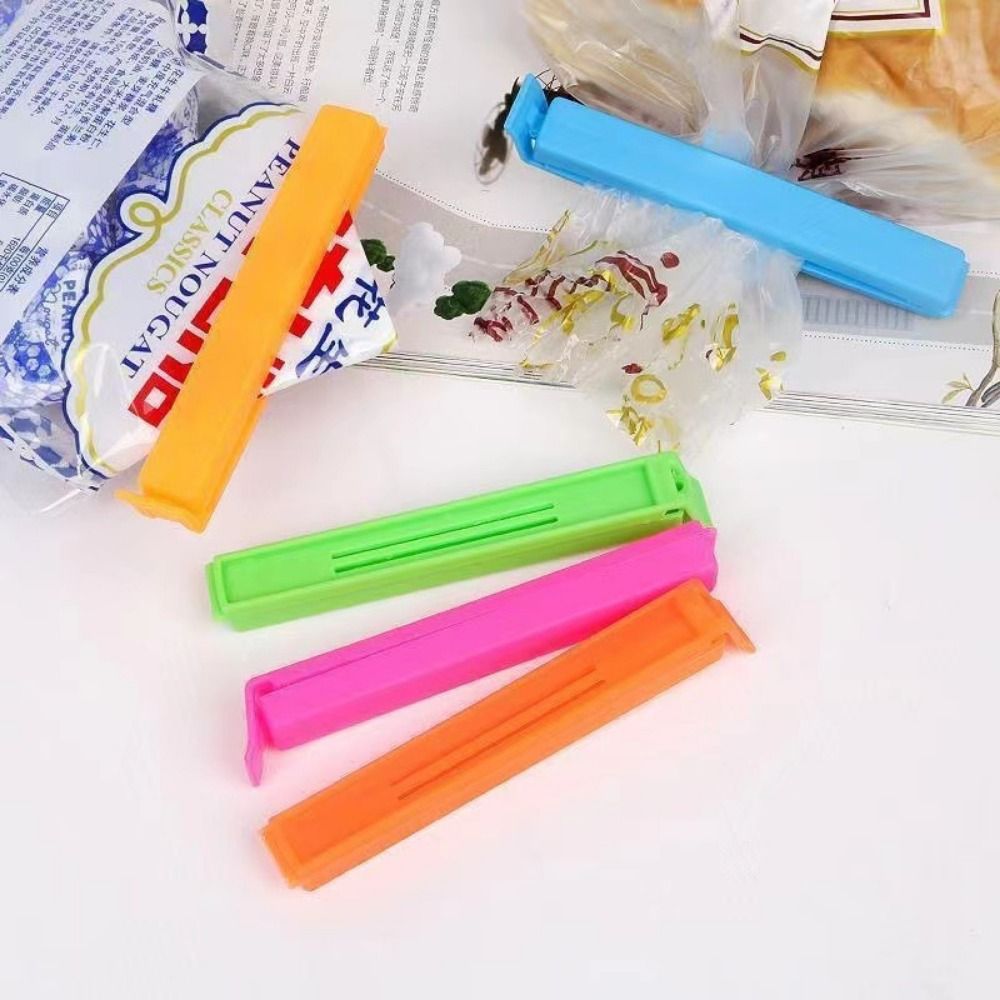 Clips de plástico reutilizable - Snacks Food Labels reseña y precio