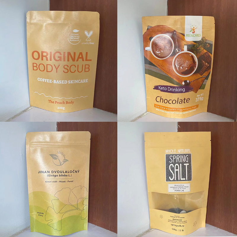 Bolsas de Embalaje Impresas Pe - Food Snacks Logos reseña y precio