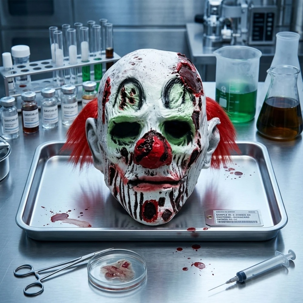 Máscara de látex de terror con - Zombie Snacks reseña y precio