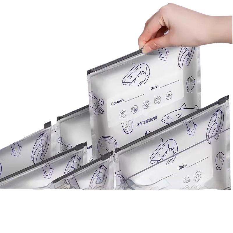 Paquete de 50 Bolsas Reutiliza - Snacks Food Labels reseña y precio