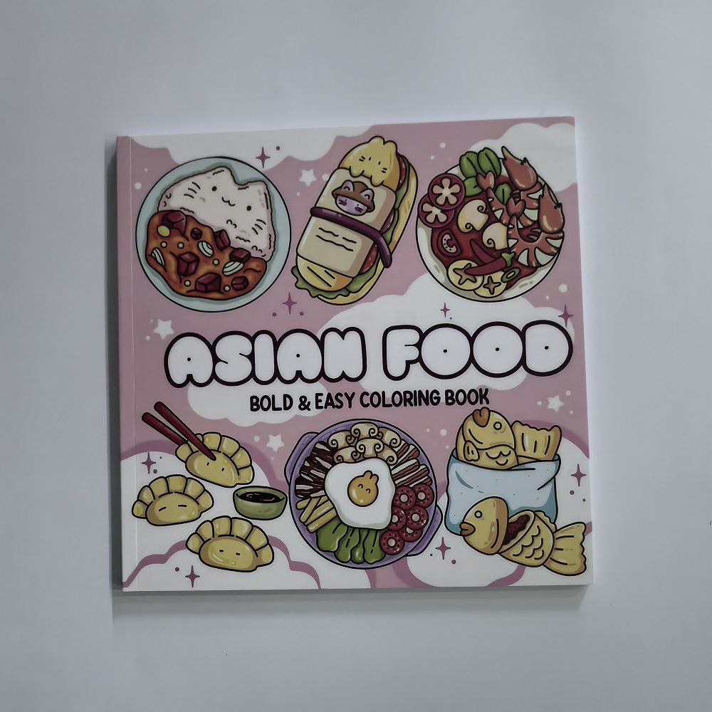 Libro para colorear de comida  - Food And Snacks Coloring Book reseña y precio
