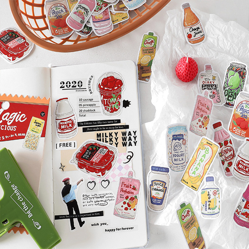 Pegatinas de Comida Bonitas, E - Snacks Food Labels reseña y precio