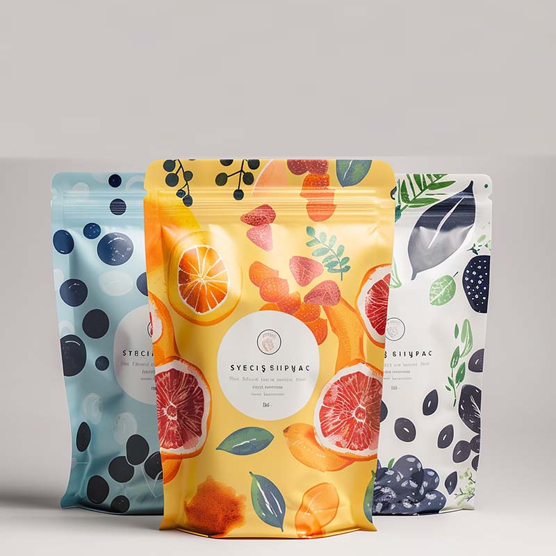 Bolsas de Embalaje de Alimento - Food Snacks Logos reseña y precio